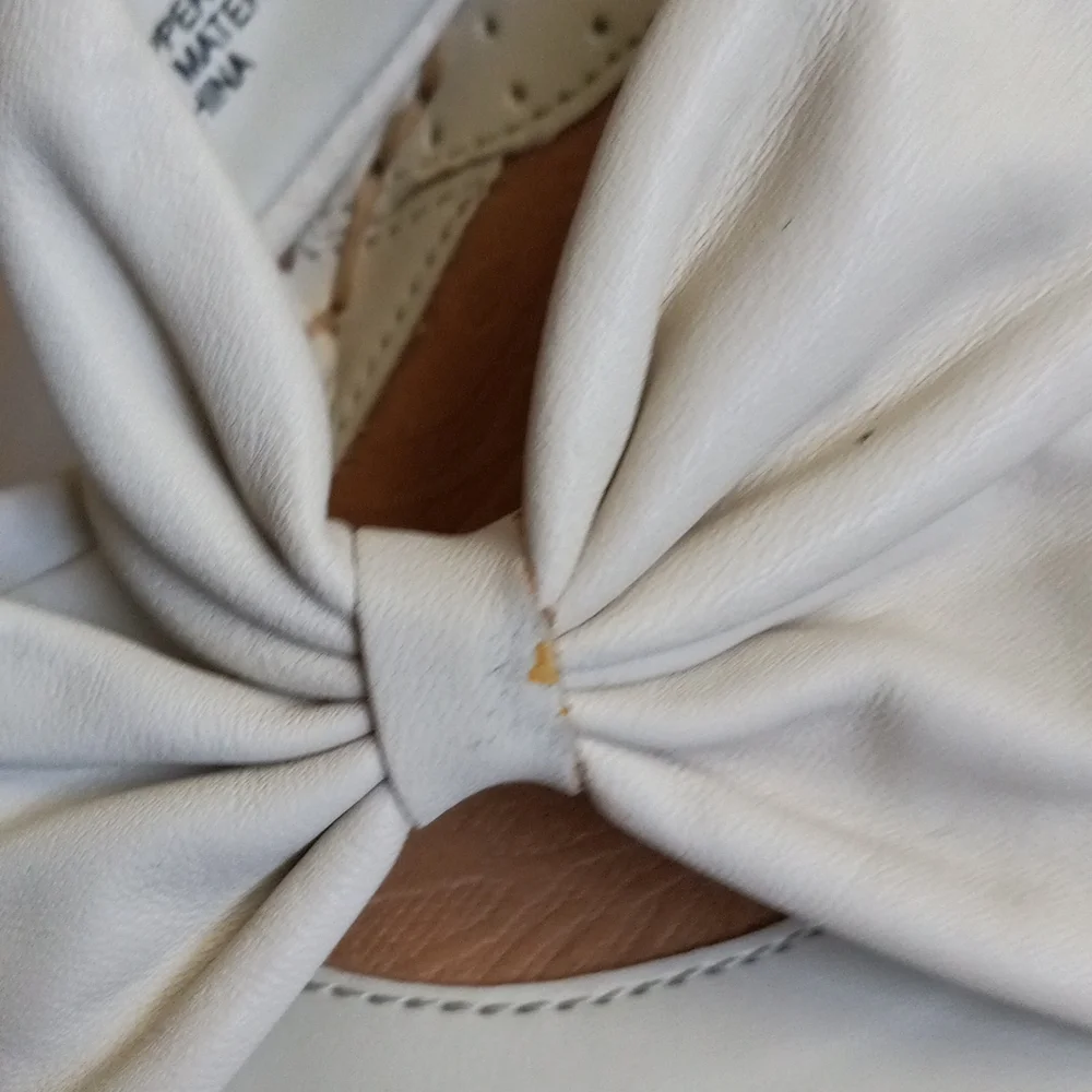 WEDGE CORK OFF WHITE SANDALS